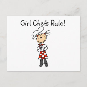 Carte Postale Règle des chefs filles