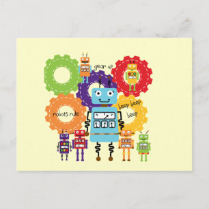 Carte Postale Règle des robots