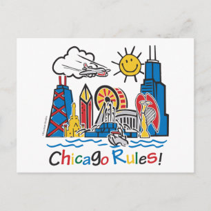 Carte Postale Règles de Chicago