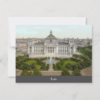 Carte Postale Reichstag à Berlin (vers 1900)