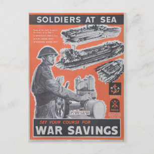 Carte Postale Réimpression de l'affiche britannique de guerre.
