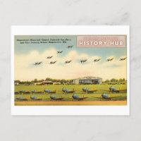 Carte postale Réimpression historique de l'aéropor
