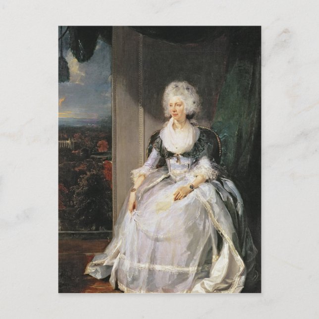 Carte Postale Reine Charlotte, 1789-1790, épouse de George III (Devant)