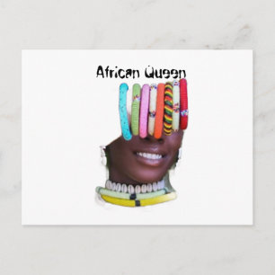 Carte postale Reine d'Afrique Impression d'art a