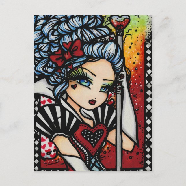 Carte Postale Reine d'Alice Fairy Fantasy (Devant)