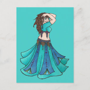 Carte Postale Reine de Beledi Danseuse du Ventre