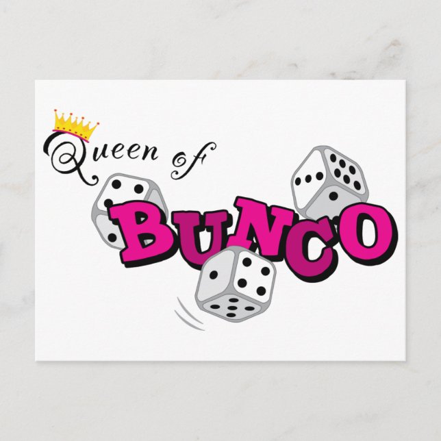 Carte Postale Reine de Bunco (Devant)