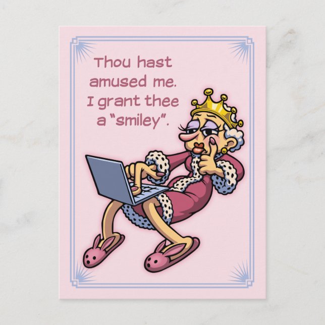 Carte Postale Reine des Amis (Devant)