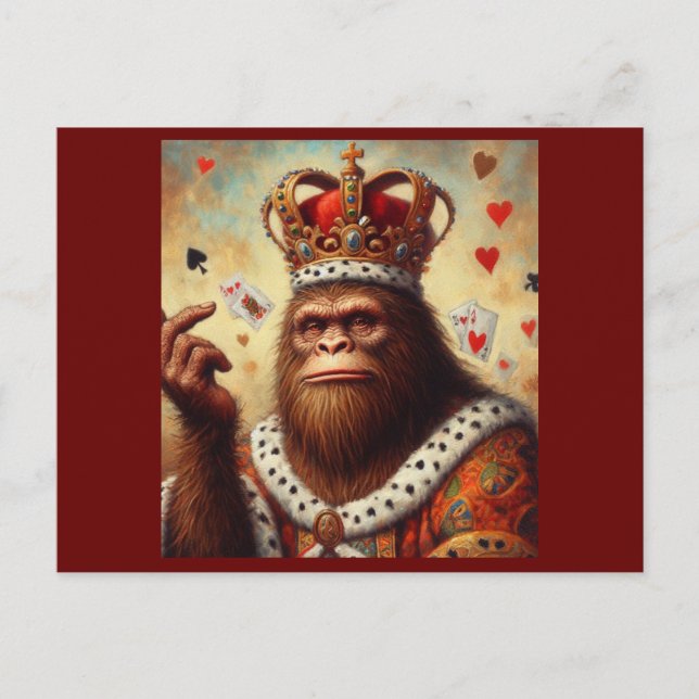 Carte Postale Reine des Coeurs de Bigfoot (Devant)