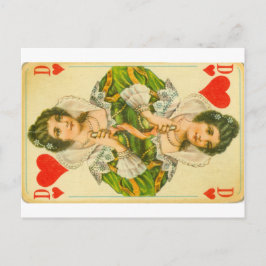 Carte Postale Reine des coeurs victoriens