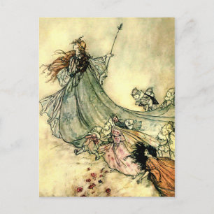 Carte Postale « Reine des fées » par Arthur Rackham