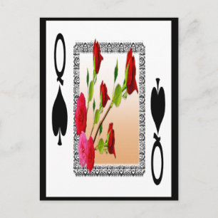 Carte Postale Reine des pique