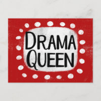 Carte postale Reine du Drame