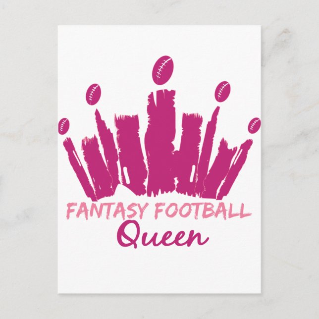 Carte Postale Reine du football d'Imaginaire (Devant)