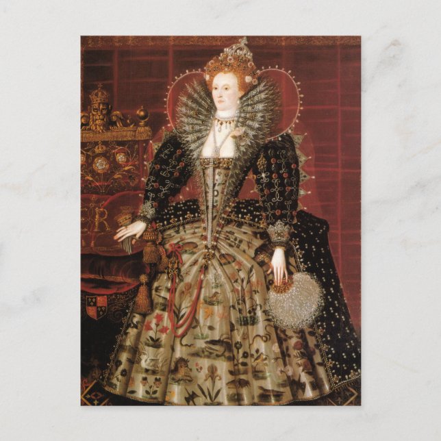 Carte Postale Reine Elizabeth I d'Angleterre (Devant)