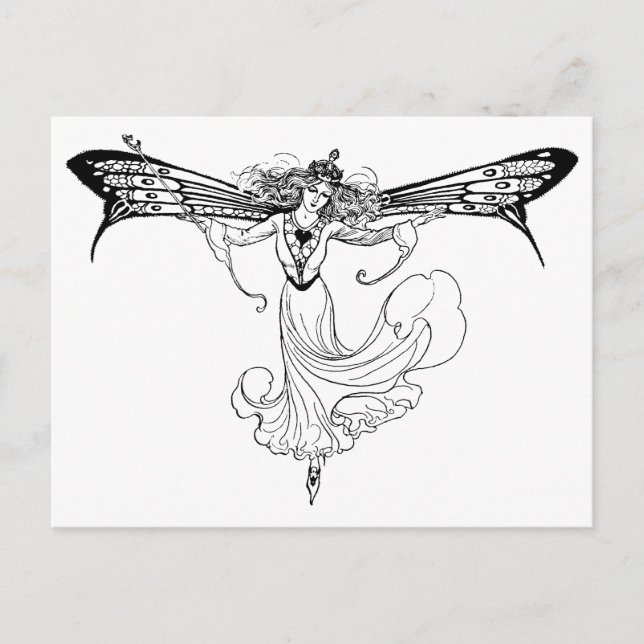 Carte Postale Reine Mab Fairy, reine des fées (Devant)