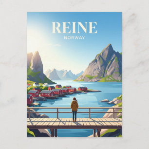 CARTE POSTALE REINE NORVÈGE