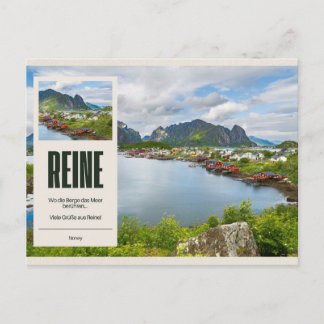 Carte Postale Reine sur les Lofoten