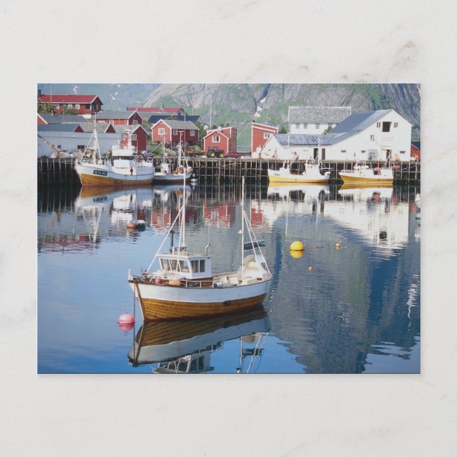 Carte Postale Reine village de pêcheurs, Lofoten, Norvège (Devant)