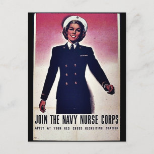 Carte Postale Rejoignez Ce Corps D'Infirmières De La Marine
