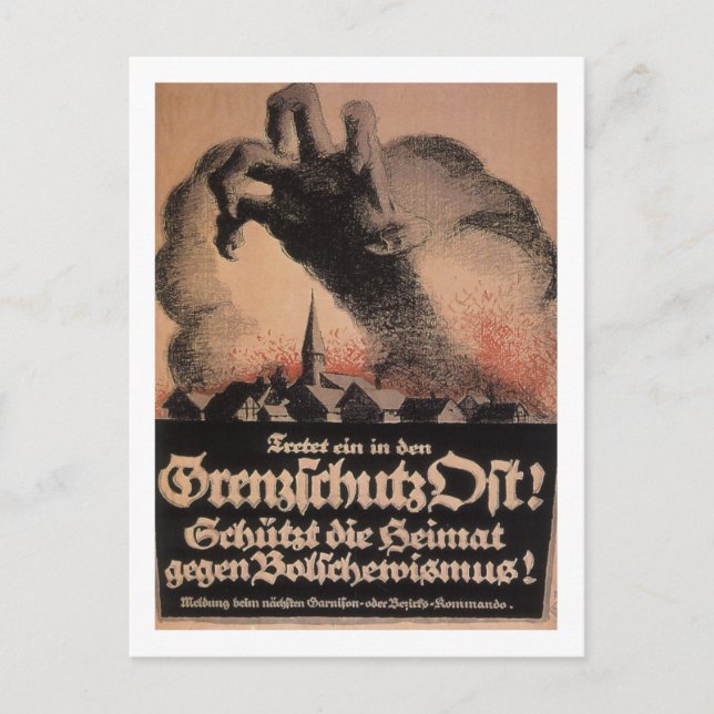 Carte Postale Rejoignez les Gardes de la Frontière de l'Est_Post (Devant)