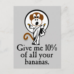 Carte Postale Réjouir le singe