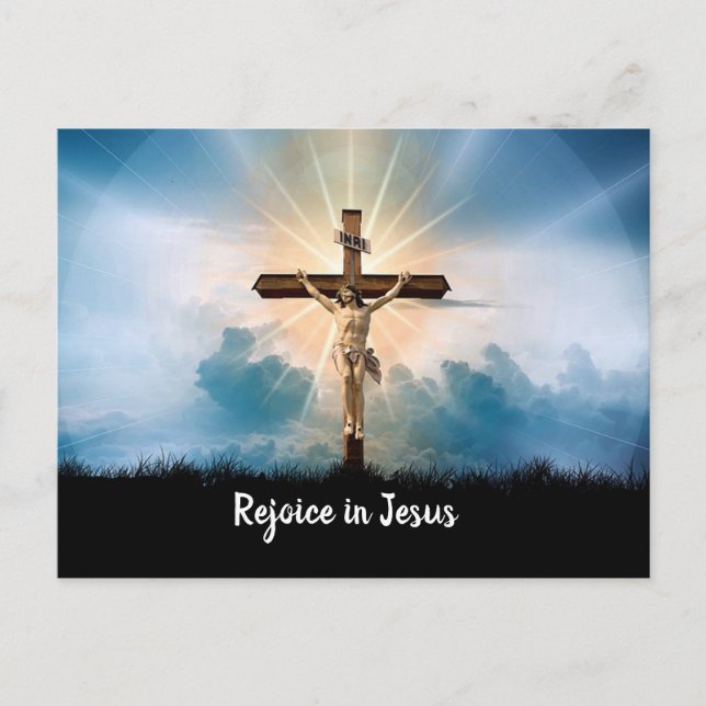 Carte Postale Réjouissez-vous en Jésus (Devant)