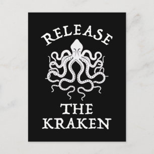 Carte Postale Relâchez Le Kraken