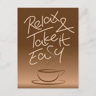 Carte Postale Relax & Take it Easy