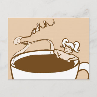 Carte Postale Relaxation avec cacao