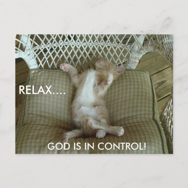 CARTE POSTALE RELAXER... (Devant)