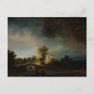 Carte Postale Rembrandt Art Peinture Paysage