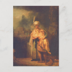 Carte Postale Rembrandt Harmensz. van Rijn Davids Abschied von J