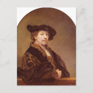 Carte Postale Rembrandt Harmensz. van Rijn Selbstportr? t 1640 T