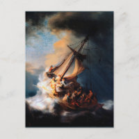 Rembrandt - La tempête de la mer de Galilée