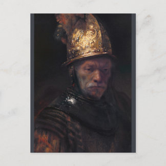 Carte Postale Rembrandt Man avec le casque d'or ca 1650
