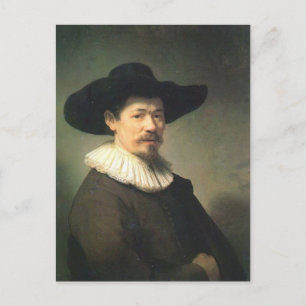 Carte Postale Rembrandt - Portrait de Herman Doomer