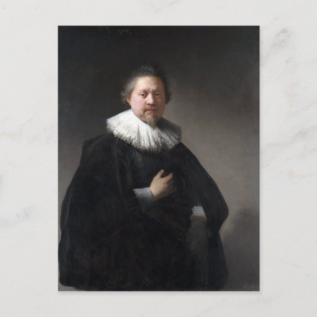 Carte Postale Rembrandt Portrait d'un homme (Devant)
