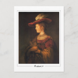 Carte Postale Rembrandt van Rijn #27 - Beaux-arts
