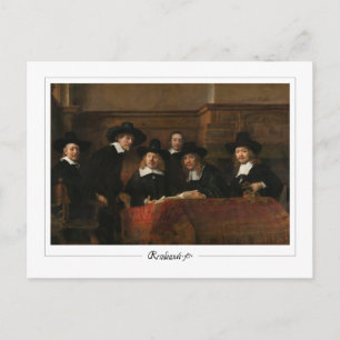 Carte Postale Rembrandt van Rijn #354 - Beaux-arts