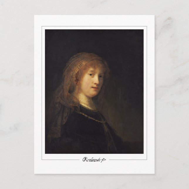 Carte Postale Rembrandt van Rijn #4 - Beaux-Arts (Devant)
