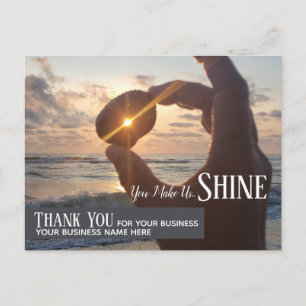 Carte Postale Remerciement aux petites entreprises