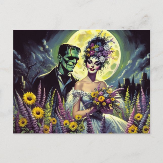 Carte Postale Remerciement de Mariage (Devant)