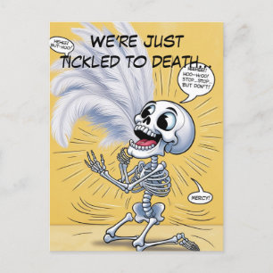 Carte Postale Remerciement qui vous chatouille à mort