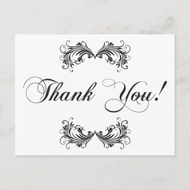 Carte Postale Remerciements! (Devant)