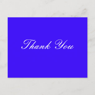 Carte Postale Remerciements