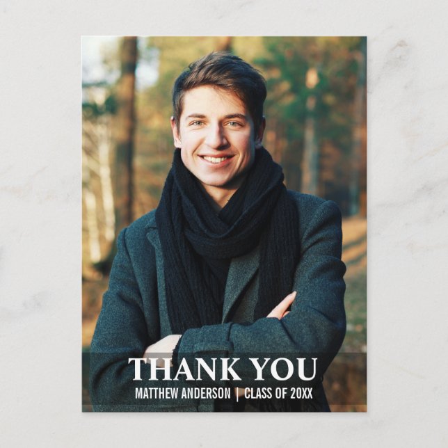 Carte Postale Remerciements de fin d'études Photo Carton Moderne (Devant)