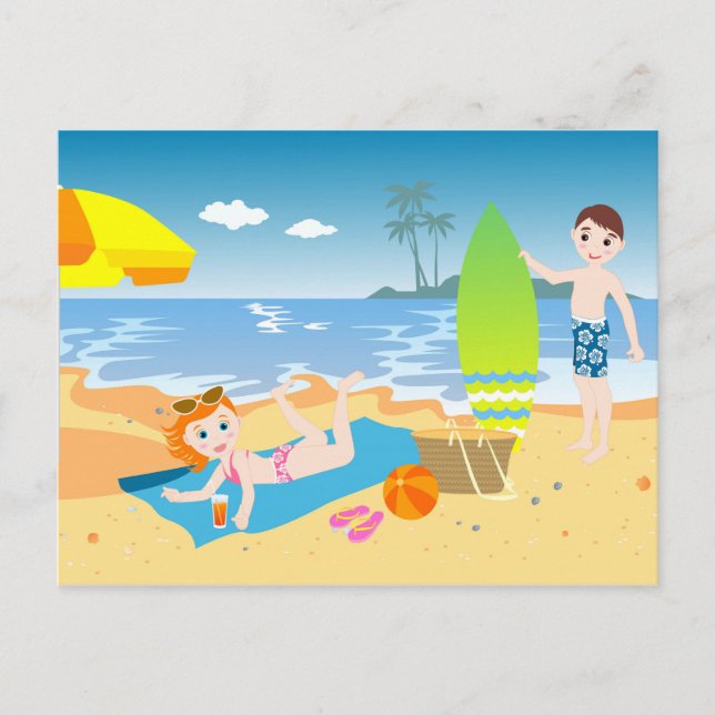 Carte Postale Remerciements pour la fête d'anniversaire des enfa (Devant)