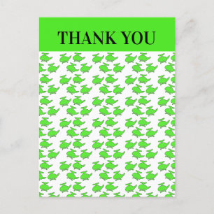 Carte Postale Remerciements pour la fête d'anniversaire en hélic