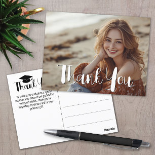 Carte Postale Remerciements pour la remise des diplômes avec pho